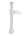 Liberty Outdoor 56" Mailbox Post Square White #135737 New In. Fixed Price $97.99.