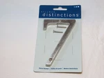 Hillman Distinctions 843327 Inch Brushed Nickel Flush Mnt House Number # Nos. Fixed Price $10.19.