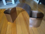 Signature Hardware Copper Mailbox Dual Planter, New 27" Length, 13" High. Fixed Price $49.95.