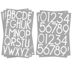 2 Inch Self-adhesive Vinyl Alphabet Letters Numbers Kit Modern Mailbox. Fixed Price $11.21.