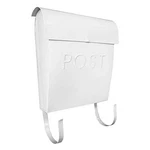 Euro Wall Mount Mailbox With Detachable Newspaper Holder, Metal White Post. Fixed Price $69.62.
