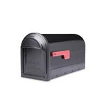 Barrington Mailbox With Red FLAG,POST-MOUNT,BLACK,8.5X11X20.6-IN. 7900-1. Fixed Price $103.92.