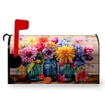 Dacawin Spring Mailbox Cover 21X18INCH, Mason Jar. Fixed Price $21.70.
