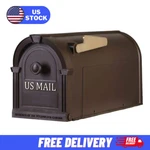 Mount Durable Plastic Postal Large Storage Gold Lettering. Fixed Price $32.95.