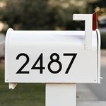 Modern Mailbox Numbers For Outside, Black Self Adhesive (.... Fixed Price $15.78.