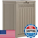 Yitahome 51 Gallon Resin Package Delivery For Outside Storage Lockable Secure. Fixed Price $100.85.