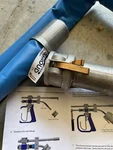 Water Jet Cam Lock Safety Hose Shroud 2"X6' Blue 2000PSI. Fixed Price $459.00.