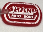 Island Lake Illinois Sharp Auto Body Drop Mailbox Car Repair Shop Keychain. Fixed Price $27.99.