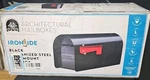 Architectural Mailboxes Elite Galvanized Steel,large,post-mount In Black. Fixed Price $30.00.
