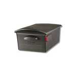 Solar Group Mailbox Mailsafe Classic Plastic Post Mount Black RSKB00AM. Fixed Price $131.95.