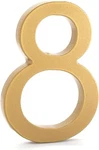 Montague Metal Products MHN-08-F-GD1-8 Powder Coated Gold 8" Number. Fixed Price $17.99.