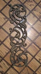 Antique Cast Iron Architectural Salvage Large Wall Fence Bracket Sconce 26-IN. Fixed Price $67.50.