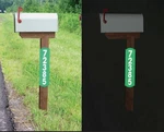 911 Safety Address Sign Number Kit 18" X 4.5" Green Reflective Hi-vis. Fixed Price $10.00.
