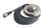 3" Chrome Magnet Antenna Mount Nmo For Mobile Radio 17' RG58, PL259 1232. Fixed Price $25.00.