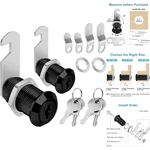 1-1/8" Cabinet Cam Lock 2 Pack Keyed Alike Black Rv Storage Drawer Mailbox. Fixed Price $16.95.