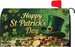 Happy St. Patrick's Day Mailbox Covers Magnetic Standard Size Green Shamrock Hat. Fixed Price $15.28.