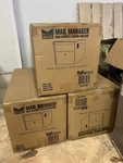 3 Boss 7506 Manager Curbside Locking Security Mailbox - Black. Fixed Price $260.00.
