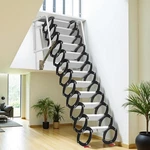 2204LBS Attic Ladder Wall-mounted Loft Stair 10 12 Steps Telescoping. Fixed Price $314.50.