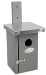 Esschert Design Wren Nesting Box, Gray, 9.83"H, Metal, Wood. Fixed Price $26.73.