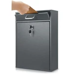 Yaocom Locking Mailbox With Key For 16.2 11.2 4.7 Inches, Dark Gray. Fixed Price $65.58.