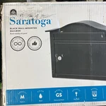 Architectural Mailboxes Saratoga Black Medium Steel Locking Wall Mount. Fixed Price $39.56.