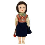 Vintage Rosebud Girl Doll National Costume Dress European 12 1/2" Tall. Fixed Price $20.00.
