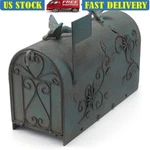 Heavy Duty Galvanized Steel Mailbox Post W/ Bird Decoration Outdoor Use Sturdy. Fixed Price $89.26.