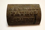 Antique Vintage Newman's Patrol Station Lock Box With Key, Chain Patented 1900.. Fixed Price $24.95.