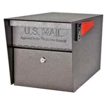 Extra Large 11" 21" Secure-locking Mailbox Bronze Galvanized Steel Post Mount. Fixed Price $135.70.
