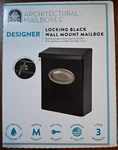 Designer Locking Wall Mount Mailbox Galvanized Steel DVK000AM. Fixed Price $34.00.