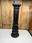 Qualarc Lewiston Collection Decorative Mailbox Base Piece Black Powder Coat New. Fixed Price $110.00.