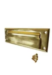 Ultra Hardware No. 660 Brass Plated Steel Mail Slot. Q2 Sealed 13D30. Fixed Price $24.99.
