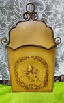 Southern Living At Home Glorious Angel Door Bucket Mustard Yellow 13.5"X5"X 20". Fixed Price $22.00.