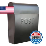 Nach Wall Mount Mailboxes For Outside, 12.75 10.75 Inches, Black. Fixed Price $84.87.
