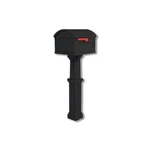 Gibraltar Mailboxes Grand Haven Classic Plastic Post Mount Black GHC40BAM. Fixed Price $128.99.