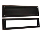 Qcaa Solid Brass Mail Slot With Interior Back Plate 13 X 3.625 Venetian Bronze. Fixed Price $16.00.