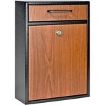 Wall Mounted Security Mailbox Drop W/ Lock Anti-pry Latch Heavy Duty Steel. Fixed Price $117.91.