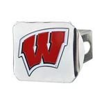 Fanmats 22853 Wisconsin College Team Color Hitch Cover - Chrome. Fixed Price $28.10.