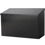 Wall-mount Mailbox For Outside With Wall-safe Flip Lid, Heavy Orange Peel Blk. Fixed Price $45.87.