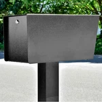 Boss 7536 Street Safe Latitude Locking Security Mailbox, Black. Used. Fixed Price $39.99.