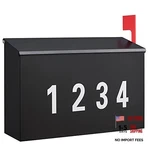 Land Voi Wall-mount Mailbox With One Flag Kit Three Sets Of 0-9 BLACK-03. Fixed Price $48.61.