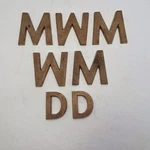 Cast Metal Copper Color House Door Letters W And Set. Fixed Price $13.88.