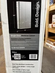 Kohler CB-CLC1526FS Single Door Bathroom Medicine Cabinet W/ Mirror 26"X15"X5". Fixed Price $130.00.