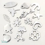 5PCS Polished Stainless Steel Pendant Heart Star Anchor Apple Butterfly Charm. Fixed Price $5.13.