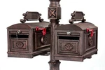 Locking Double Bronze Premium Secure Cast Aluminum Better Mailboxes. Fixed Price $569.00.