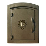 Qualarc Manchester Non-locking "decorative Agave Logo Door" Mailbox. Fixed Price $519.00.