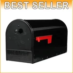 Elegant Post Mount Double Door Mailbox With High Volume Capacity & Modern Design. Fixed Price $116.99.