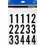 Hillman 2-IN. Adhesive Black & White House Number Kit. Fixed Price $7.60.