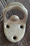 Vintage Antique Wall Mount Bottle Opener By Brown Mfg Co Newport News Va. Fixed Price $16.99.