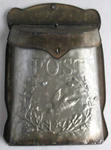 Country Mail Post French Letter Box W/ Bird Motif Wall Mount. Fixed Price $54.95.